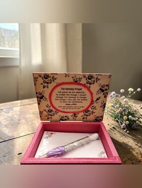 Serenity Prayer Decorative Keepsake Prayer Box